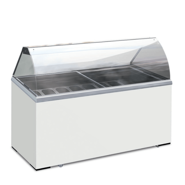 Vetrina gelato 8 gusti linea ICE