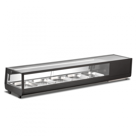 Vitrine à sushis de comptoir, longueur 180 cm