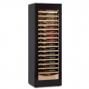 Cantinetta vini con mensole in legno 112 bottiglie |  59,5 x 55 x 180 cm