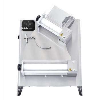 Automantic pizza dough roller with two rolls 40 cm