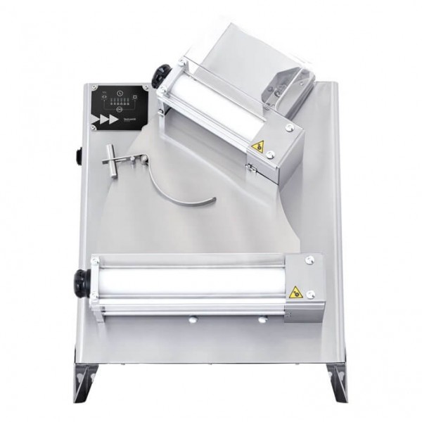 Automantic pizza dough roller with two rolls 40 cm