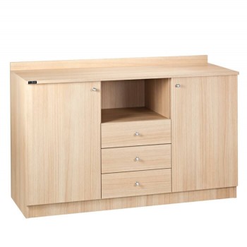 MOBILE DA SALA BASSO 2 SPORTELLI E 3 CASSETTI - L.136 x P.48 x H.95 cm