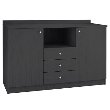 MOBILE DA SALA BASSO 2 SPORTELLI E 3 CASSETTI - L.136 x P.48 x H.95 cm
