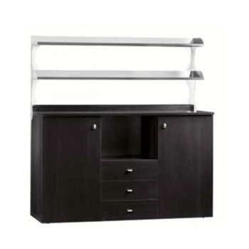 MOBILE DA SALA ALTO 2 SPORTELLI E 3 CASSETTI - L.136 x P.48 x H.155 cm