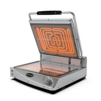 Piastra di cottura media in vetroceramica trasparente SPIDOCOOK 2,8 kW | 40 x 30 cm