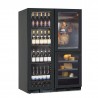 Frigovetrina per vini salumi e formaggi a 3 zone 850 L | 121 x 70 x 180,4 H cm