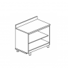 Rear bar counter with open base length 100 cm
