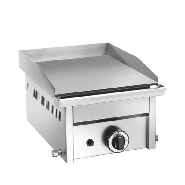 Countertop gas griddle with smooth plate 4 kW