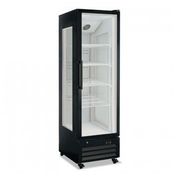 Frigovetrina per bibite 3 lati in vetro con display digitale 1°/10° C 364 L | 60 x 70 x 205 cm