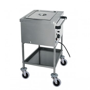 Carrello riscaldato a bagnomaria 1 teglia GN1/1