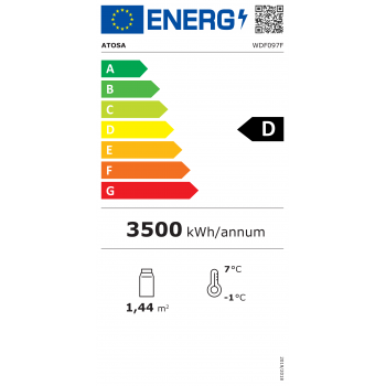Banco frigo alimentare refrigerato 0° / +8° C, vetri dritti, profondità 75 cm, Linea SQ75