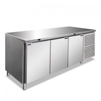 Tavolo refrigerato 3 porte a doppia temperatura -2°/+8° -20°/-10° C | 179,5 x 70 x 86 cm